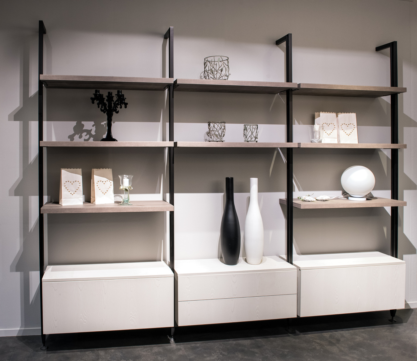 Display Cabinet in a Modern Living Room