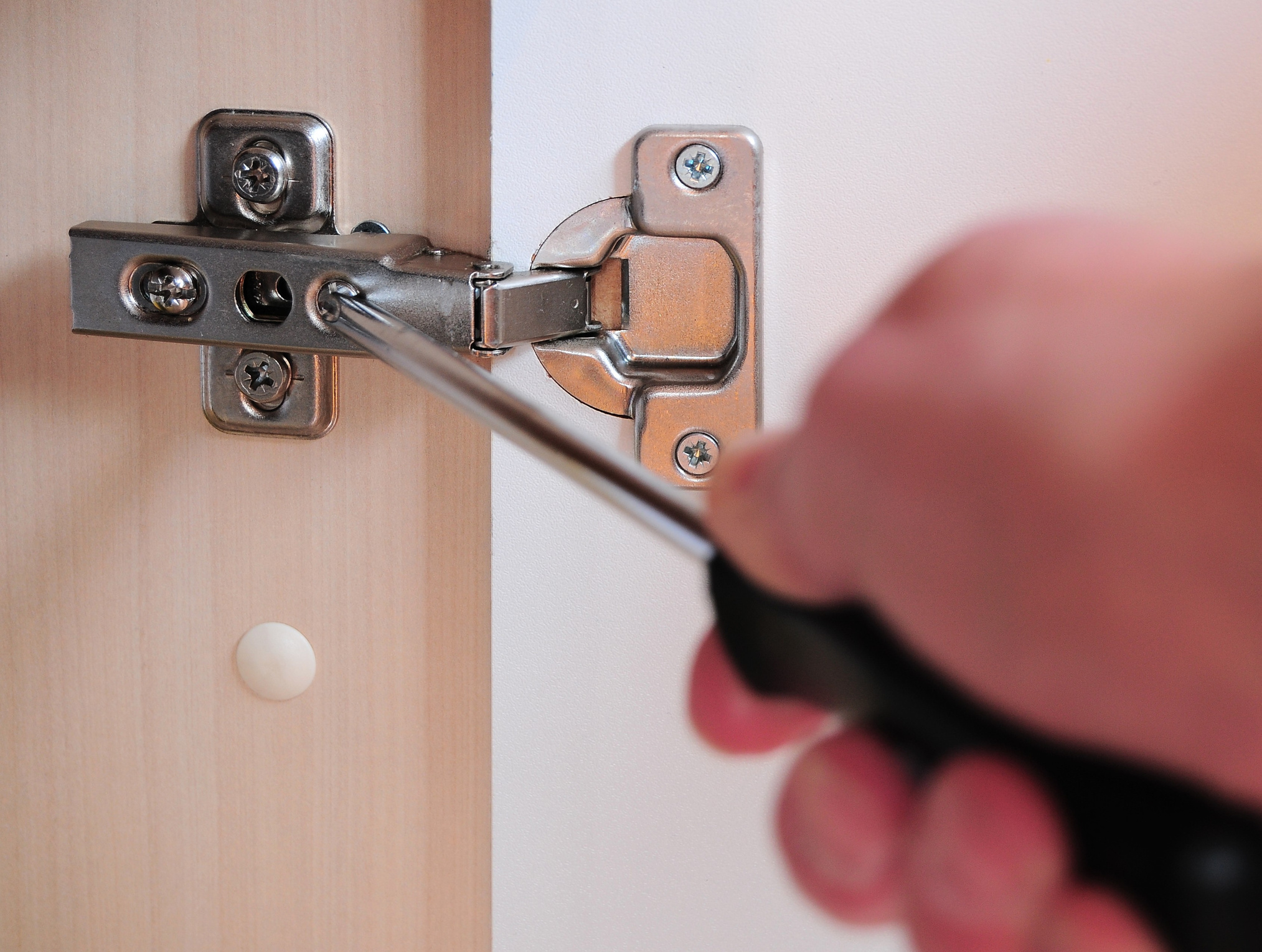 Fixing door hinge